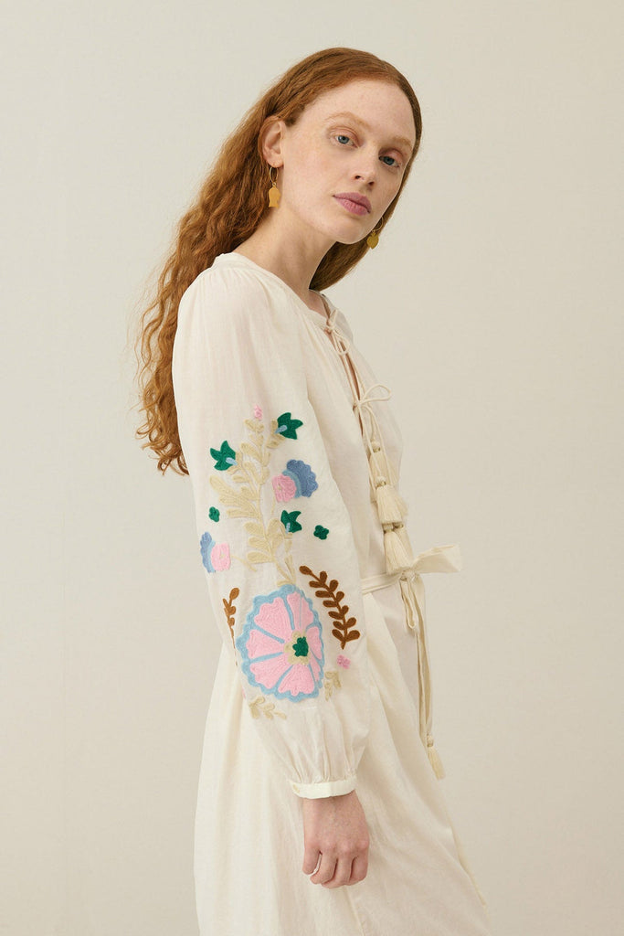 Louise Misha Martina dress - Off white – Peony Rouge