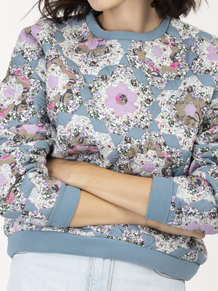 Louise Misha Petra Sweatshirt Multico Flower Patch