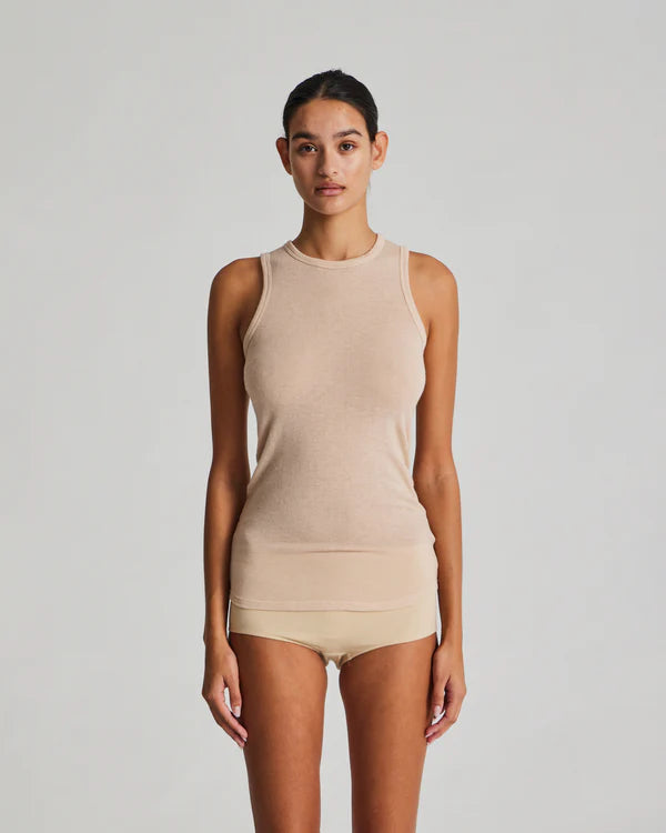 Gai + Lisva ALBERTE WOOL TOP - OAK