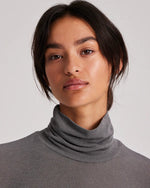 Gai + Lisva ANNA WOOL TURTLENECK - DARK GULL GREY