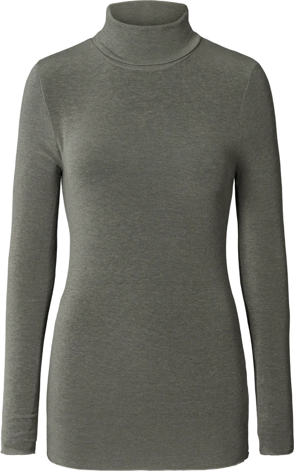 Gai + Lisva ANNA WOOL TURTLENECK - DARK GULL GREY