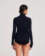 Gai + Lisva ANNA WOOL TURTLENECK - MIDNIGHT BLUE