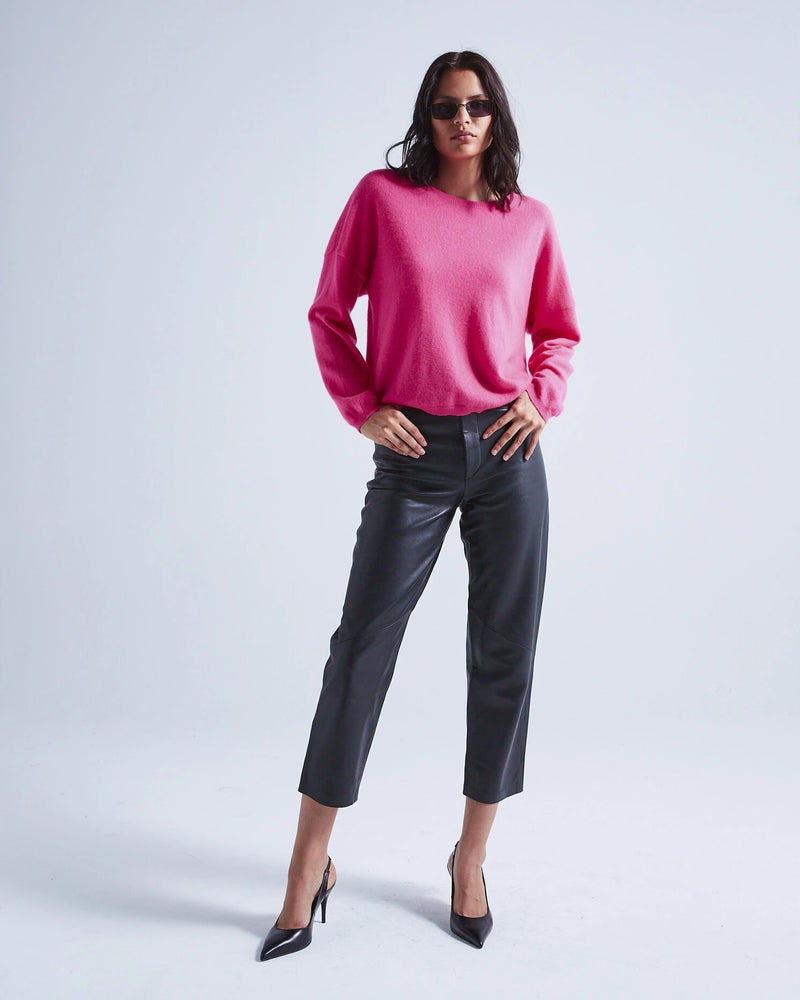 Absolut Cashmere Kaira Cashmere round-neck straight-cut Sweater Pink