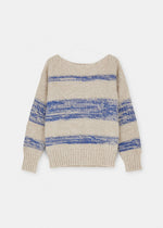 Aiayu Brooke llama wool sweater mix Bright  Blue