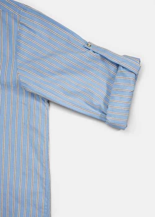 Aiayu Mix Baby Blue Shirt striped