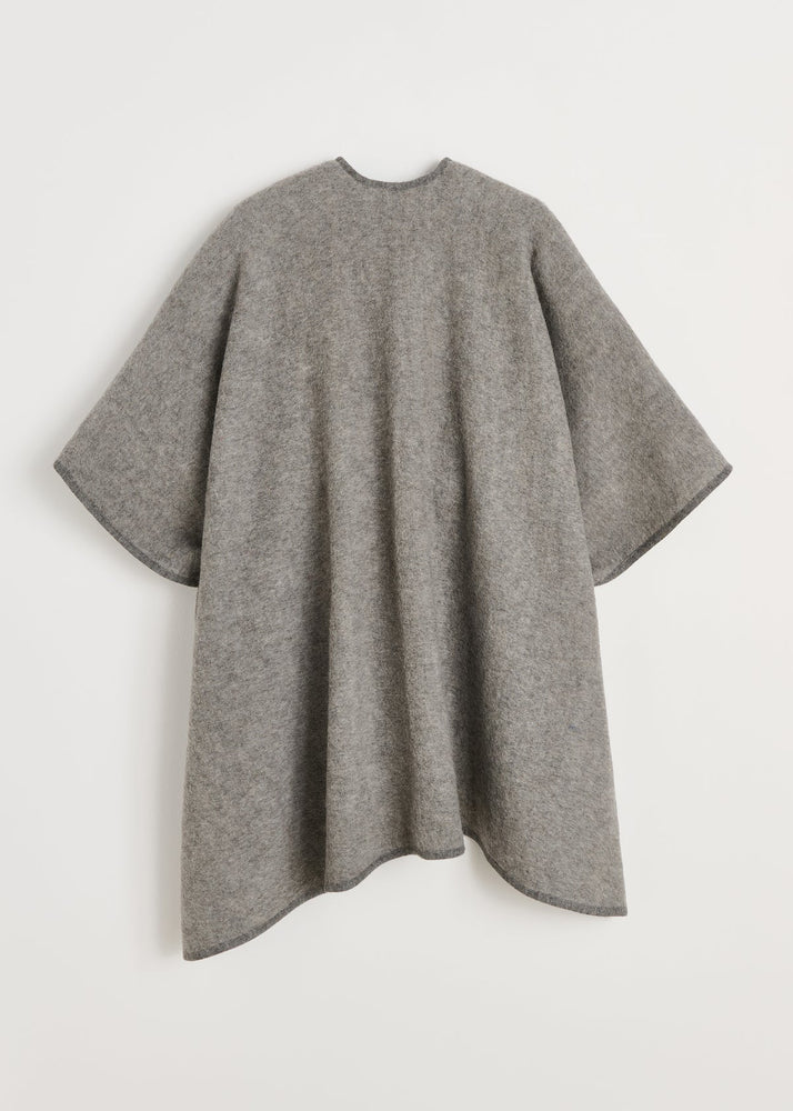 Aiayu Avery poncho - Pure Grey