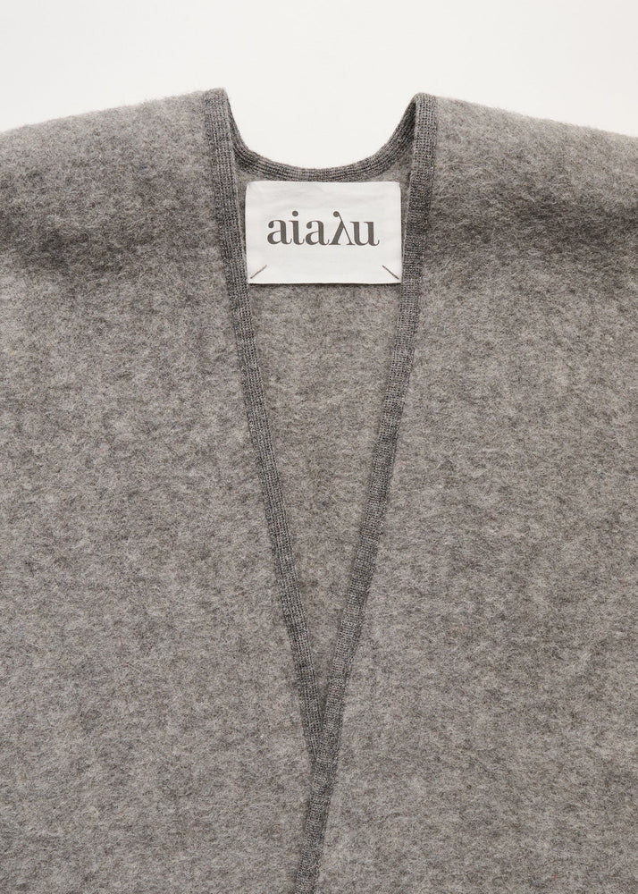 Aiayu Avery poncho - Pure Grey