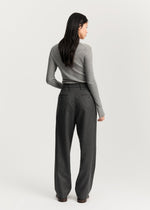 Aiayu Balder pant fine wool - Dark grey