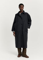 Aiayu Jay coat oilskin - Navy