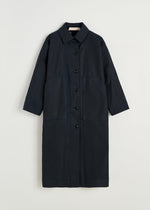 Aiayu Jay coat oilskin - Navy