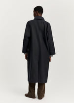 Aiayu Jay coat oilskin - Navy