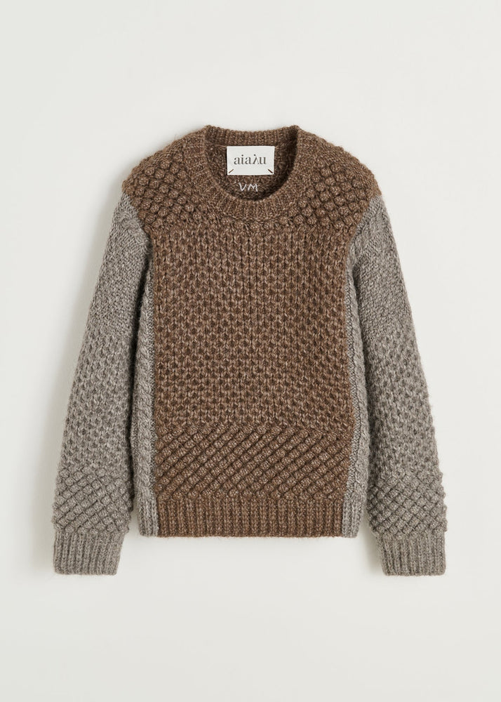 Aiayu Justina sweater - Mix Pure Grey