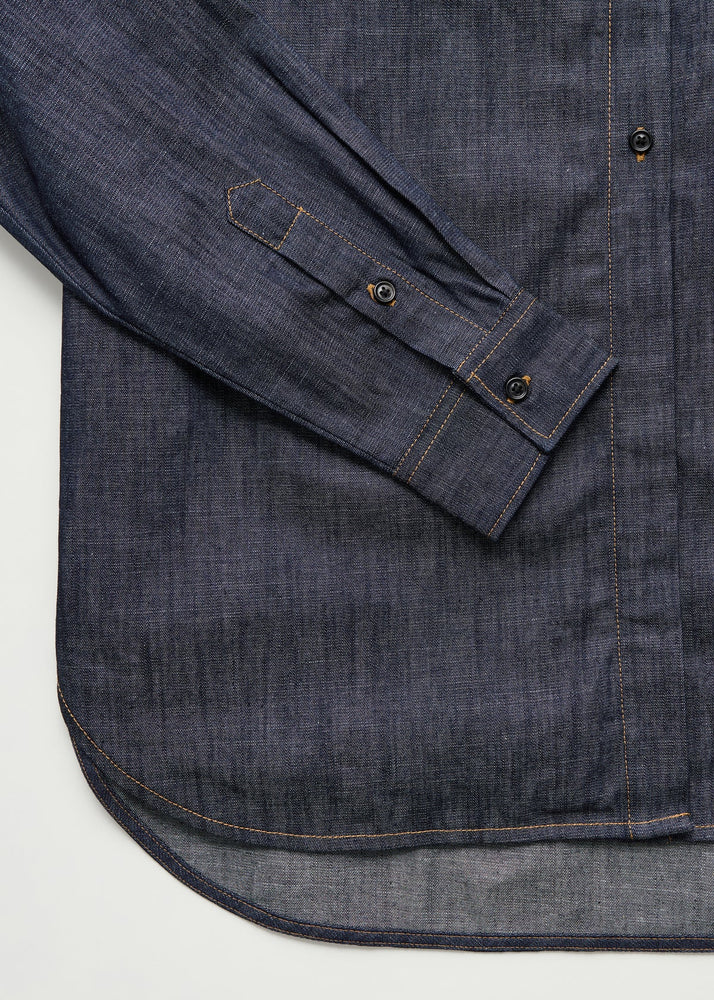 Aiayu Lynette denim shirt - Classic blue