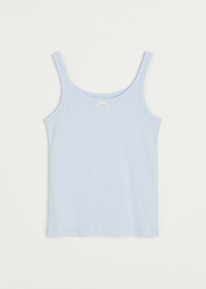 Aiayu Messhu tank top - Light blue