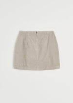 Aiayu Mini corduroy skirt - Silver