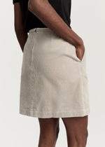 Aiayu Mini corduroy skirt - Silver