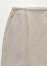 Aiayu Mini corduroy skirt - Silver