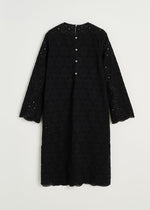 Aiayu Novia dress embroidery - Black