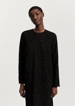 Aiayu Novia dress embroidery - Black