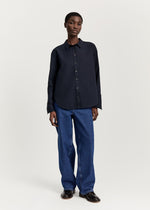 Aiayu Paulina shirt - Navy