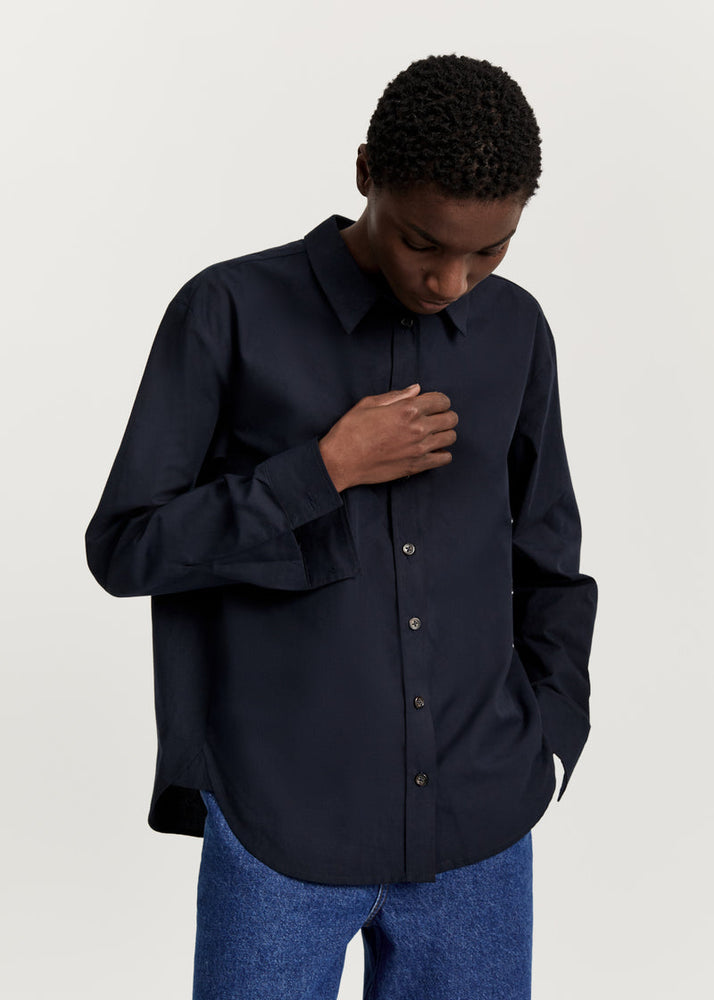 Aiayu Paulina shirt - Navy