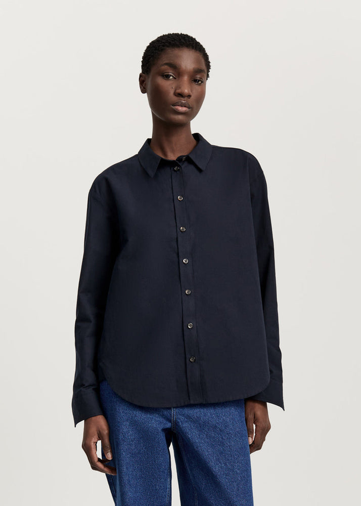 Aiayu Paulina shirt - Navy