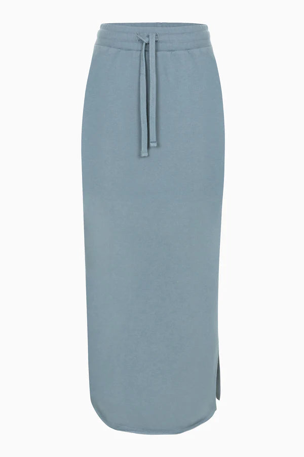 Âme Antwerp Gauge sweat Skirt Mid-Blue
