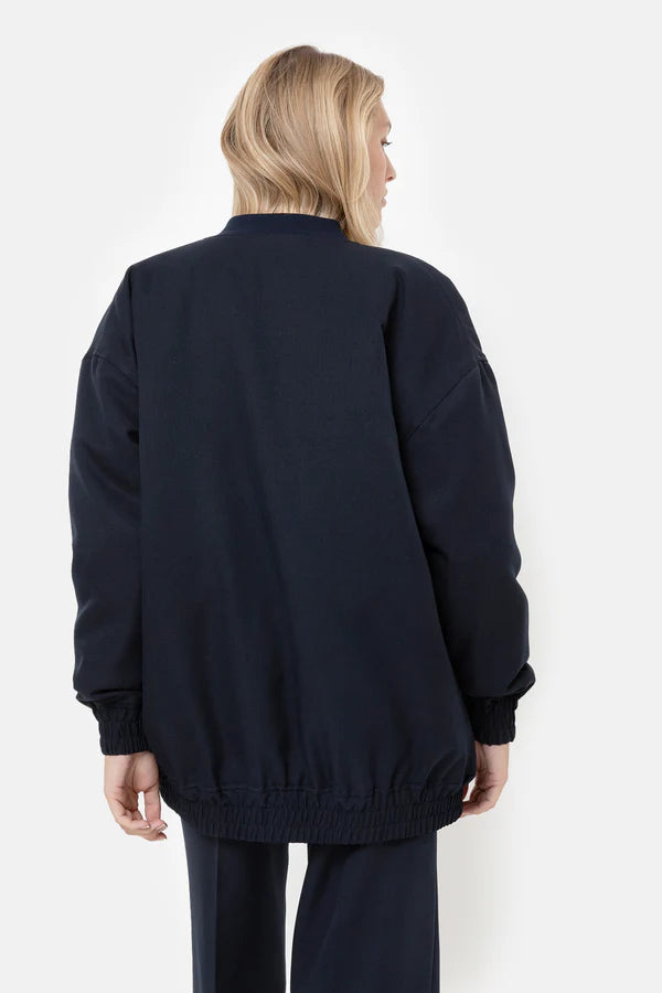 Âme Antwerp Jalouse Padded Bomber Night Sky Blue