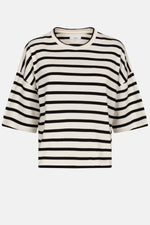 Âme Antwerp Klaxon T-shirt White & Black Stripes