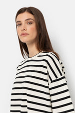Âme Antwerp Klaxon T-shirt White & Black Stripes