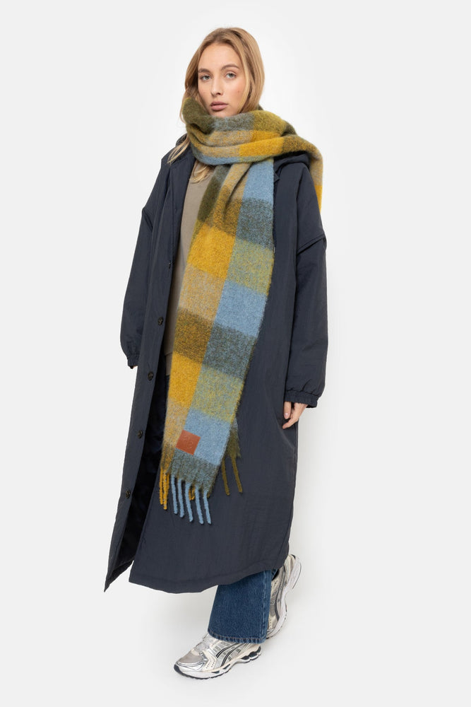 Âme Antwerp Morgan Long Coat with Hoodie - Dark Grey