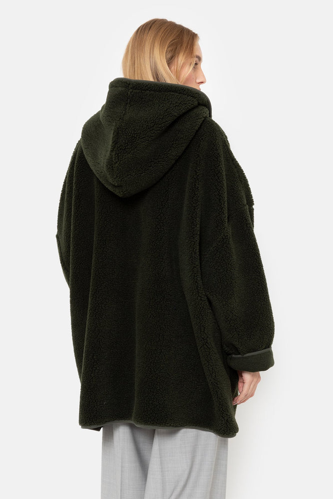 Âme Antwerp Hannah Teddy Jacket - Dark Green