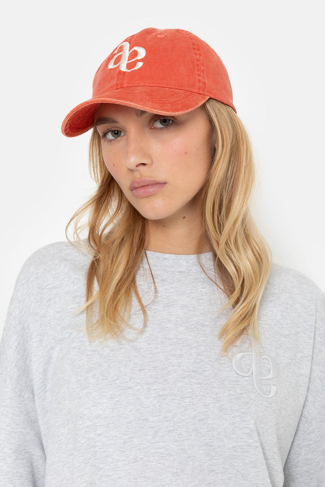 Âme Antwerp Maurice Baseball Logo Cap - Orange with White Logo