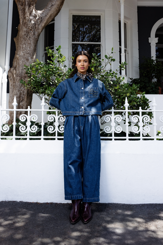 Âme Antwerp Milo Denim Shirt - Dark Blue