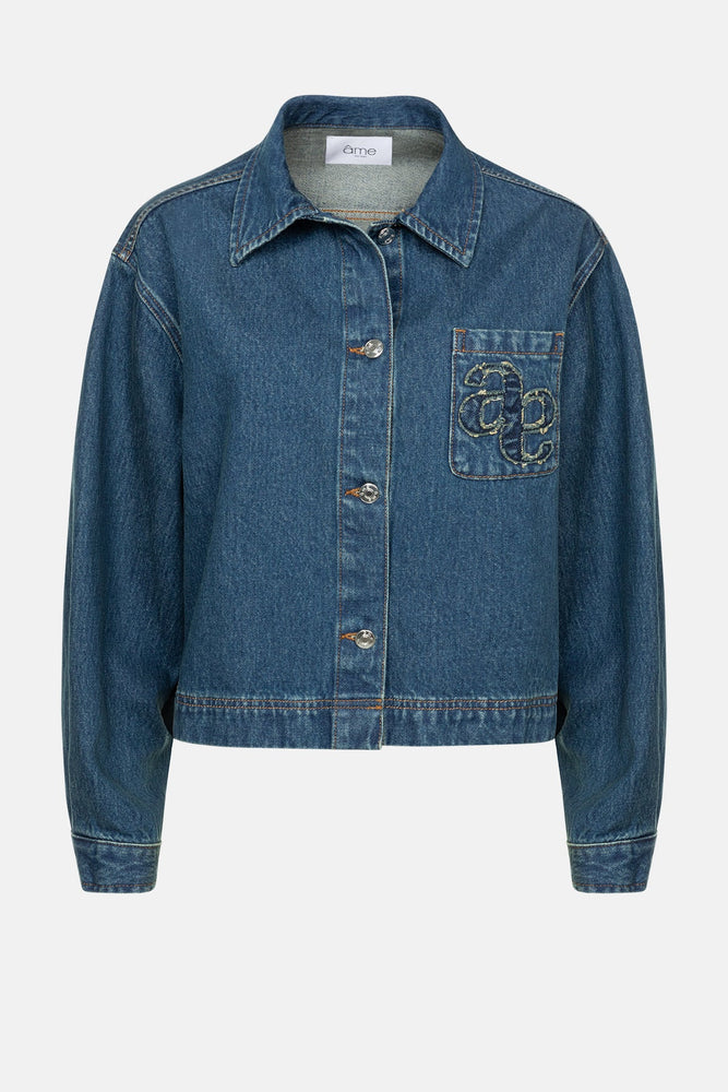 Âme Antwerp Milo Denim Shirt - Dark Blue