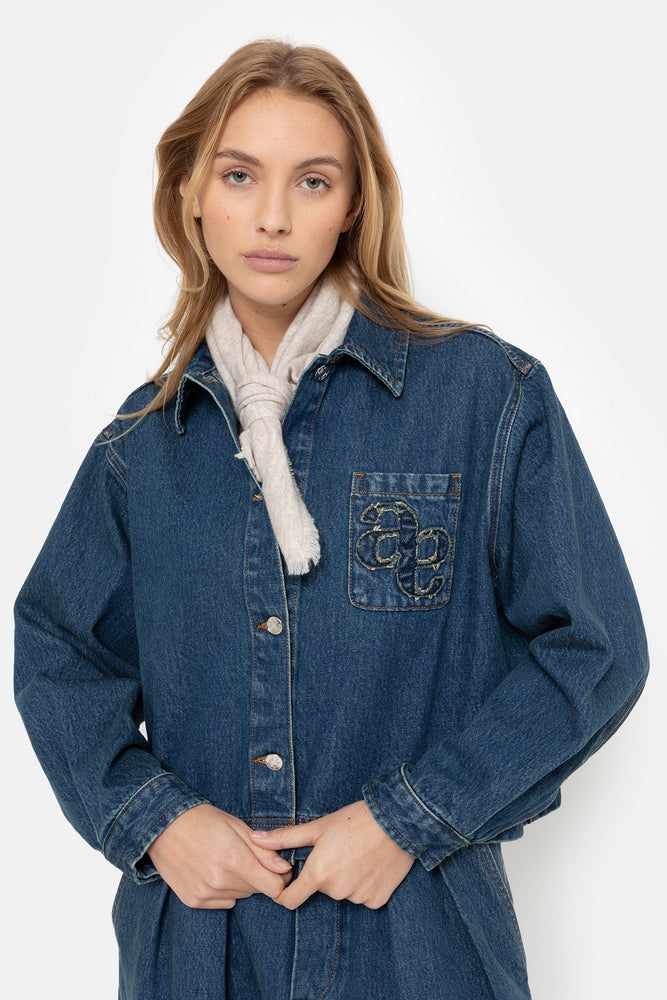 Âme Antwerp Milo Denim Shirt - Dark Blue