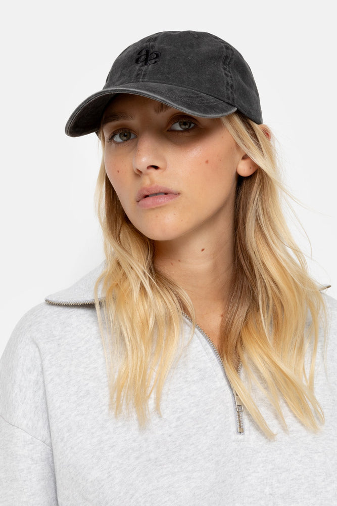 Âme Antwerp Maurice Baseball Logo Cap Vintage Black