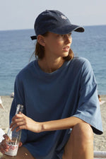Âme Antwerp Maurice Baseball Logo Cap Navy Blue