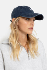 Âme Antwerp Maurice Baseball Logo Cap Navy Blue