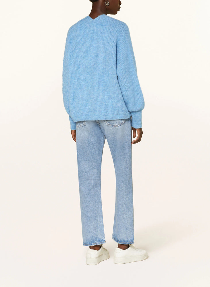 American Vintage Cardigan Ciel Chine Sky Melange