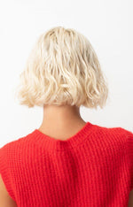 American Vintage East Sleeveless Cardigan Red