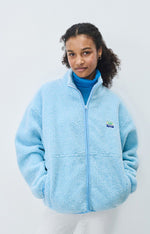 American Vintage Hoktown Teddy Jacket Polar Blue
