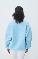 American Vintage Hoktown Teddy Jacket Polar Blue