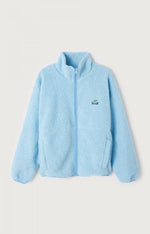 American Vintage Hoktown Teddy Jacket Polar Blue