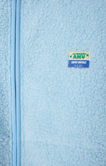 American Vintage Hoktown Teddy Jacket Polar Blue