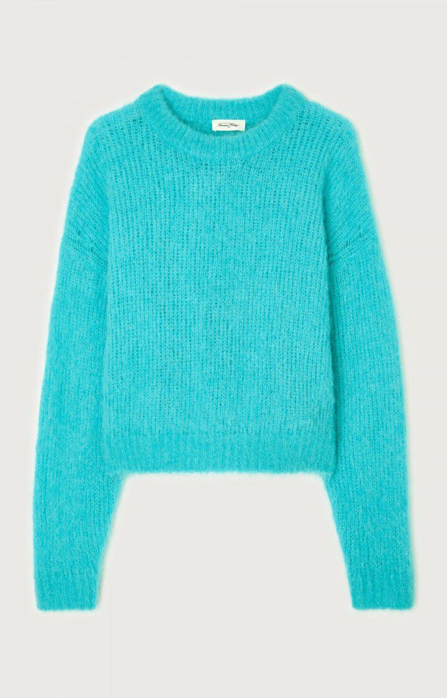 American Vintage Bymi Jumper Pool Blue
