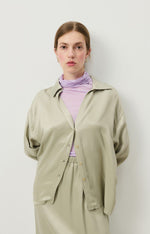 American Vintage Unyl Shirt Cliff Green