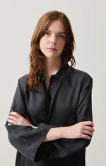 American Vintage Luabird Shirt Dress Charcoal