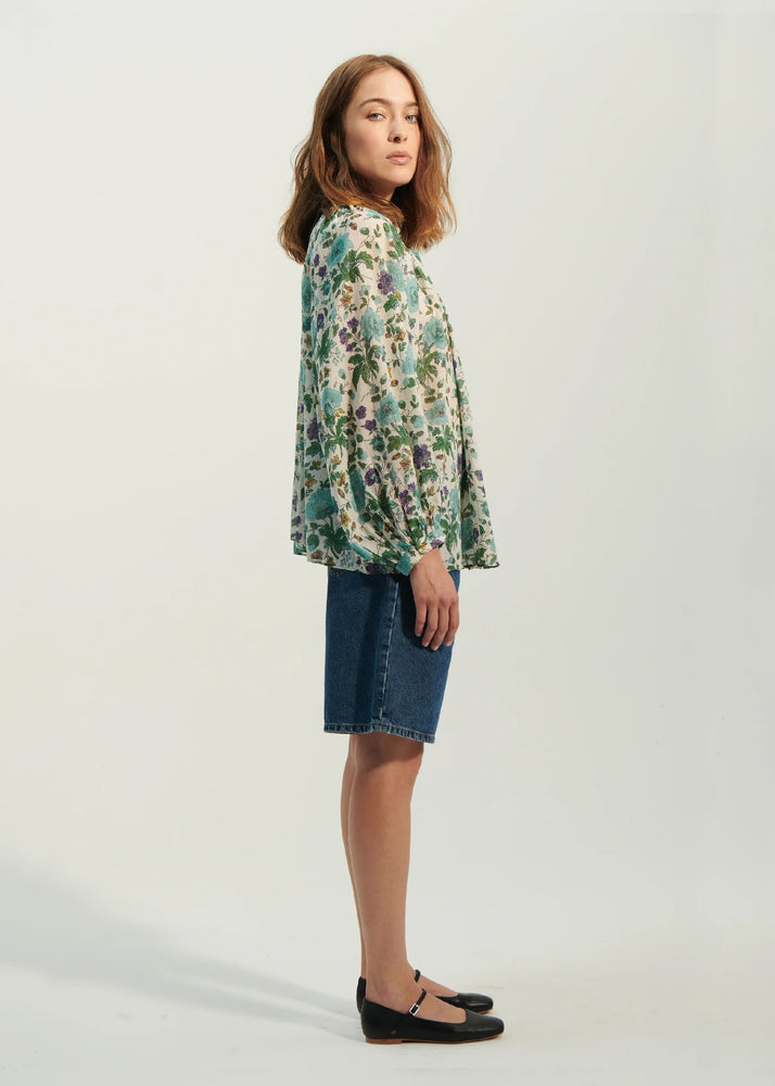 Bellepièce Jeff Blouse - Blue Flower