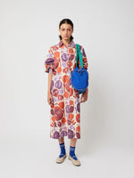 Bobo Choses Dhalia pattern shirt dress - Multicolor
